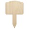 Plant Marker Outline Unfinished Wood Shape Piece Cutout for DIY Craft Projects